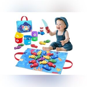 Fishing Game Set for Kids - Colorful Interactive Toy